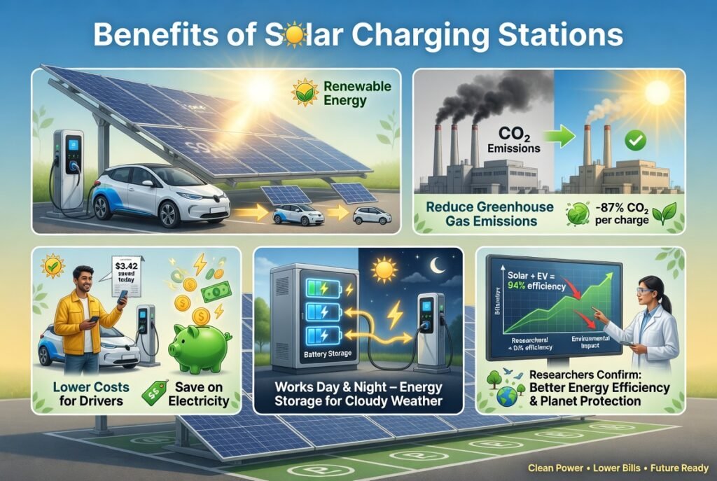Benefits of Solar Charging Stations A Sustainable Solution for Clean Energy
