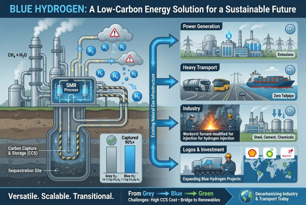 Blue Hydrogen for a Sustainable Future Blue Hydrogen: A Low-Carbon Energy Solution for a Sustainable Future