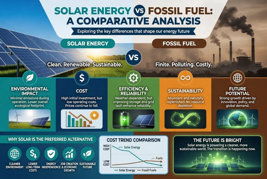 Solar Energy vs Fossil Fuel: A Comparative Analysis
