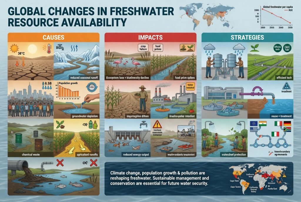 Global Changes in Freshwater Resource Availability